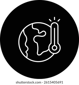 Global Warming vector icon. Can be used for printing, mobile and web applications.