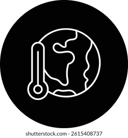 Global Warming vector icon. Can be used for printing, mobile and web applications.