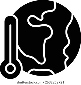 Global Warming vector icon. Can be used for printing, mobile and web applications.