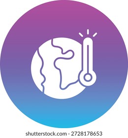 Global Warming vector icon. Can be used for printing, mobile and web applications.
