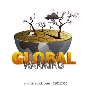 global warming vector illustration