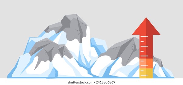 Global warming vector illustration. Ecosystem, delicate symphony, resonates with dissonance climate change and environmental harm Contamination, ink staining pages atmospheric purity, narrates tale