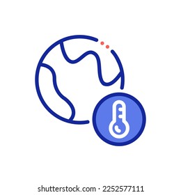 global warming vector illustration icon