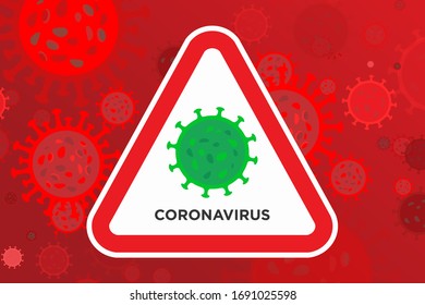 Global warning health of coronavirus Design Template 