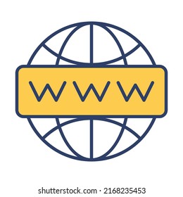 global website Finance Related Vector Line Icon. Editable Stroke Pixel Perfect.