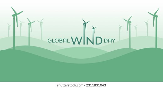 Global Wind Day is an annual event celebrated on June 15th to raise awareness about the importance of wind energy and its role in addressing climate change.