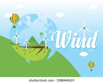 Global Wind Day Creative Design