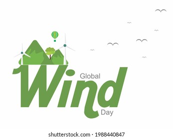 Global Wind Day Creative Design