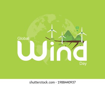 Global Wind Day Creative Design