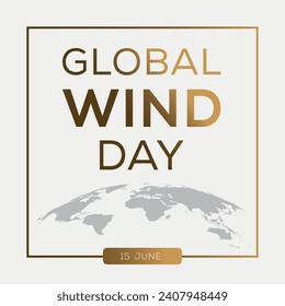 Global Wind Day, held on 15 June.