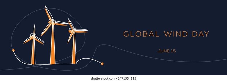Día Mundial del Viento, celebrado el 15 de junio.