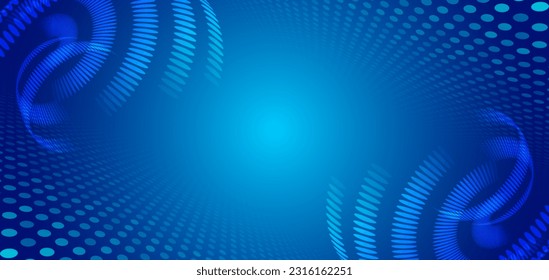 Das globale Wireless-Standardkonzept. High-Tech-Kommunikationsgrafik auf blauem Hintergrund. 5G-Hochgeschwindigkeits-Informationstechnologie.