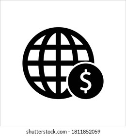 Icono mundial del dólar