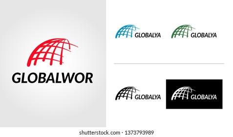 Global World Logo Template Set