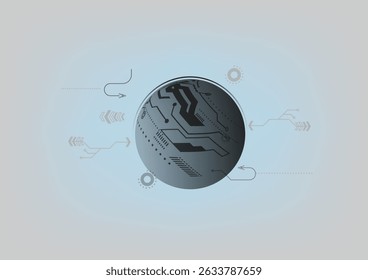projeto de vetor de planeta mundial global