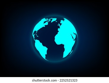imagen mundial vectorial. imagen global de fondo mundial.