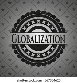 Globalization black emblem