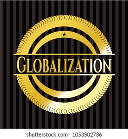   Globalization gold emblem