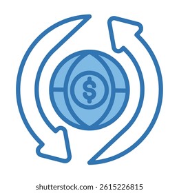 Globalization Icon Element For Design