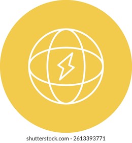 Globalization vector icon. Can be used for printing, mobile and web applications.