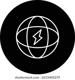 Globalization vector icon. Can be used for printing, mobile and web applications.