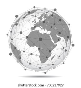 Globalization, world communications - stock vector