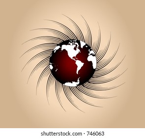 The globe 02 (Vectors 34)