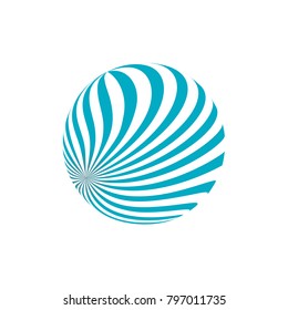 Globe abstract logo