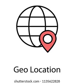 
A globe along with map pin, an amazing sculpt for geolocation
