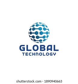 Globe App Technology Logo For Digital Company