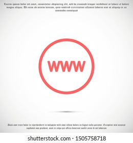 Globe and arrow "Go to web" - website icon. Globe icon and arrow that clicks on it. Black pictogram isolated on white background.
