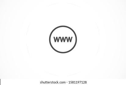 Globe and arrow "Go to web" - website icon. Globe icon and arrow that clicks on it. Black pictogram isolated on white background.
