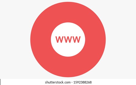 Globe and arrow "Go to web" - website icon. Globe icon and arrow that clicks on it. Black pictogram isolated on white background.
