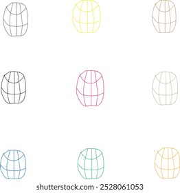 Globus schöne Form mit Hintergrund