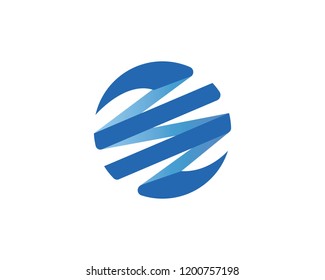 Globe Business vector logo template
