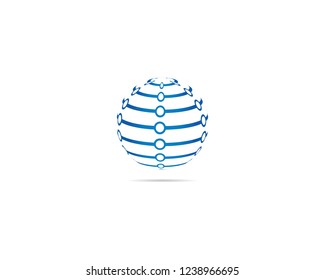 Globe Business vector logo template