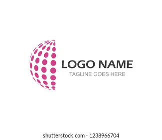 Globe Business vector logo template