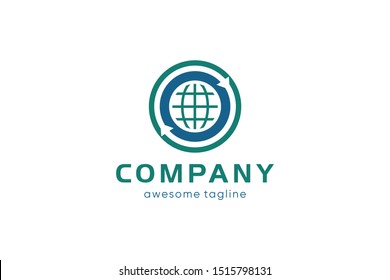 Globe Logo Stock Vector (Royalty Free) 496196593 | Shutterstock