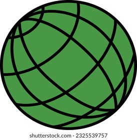 Globe clipart (Editable) - Vector Illustration