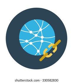 
Globe Colored Vector Illustration
