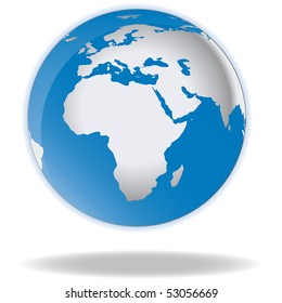 Globe concept icon web internet vector illustration