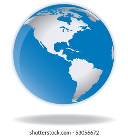Globe concept icon web internet vector illustration
