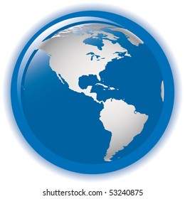 Globe concept icon web internet vector illustration