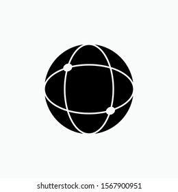 
Globe Connection Icon - Vector, Sign and Symbol for Design, Presentation, Website or Apps Elements.