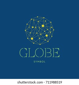 Globe Creative symbol. logo vector sign illustration 