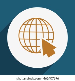  globe and cursor