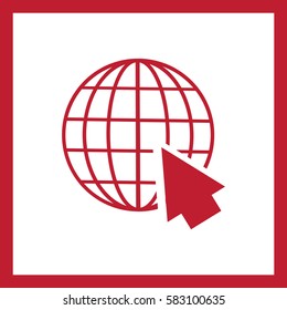  globe and cursor