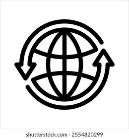Globe From Delivery and Logistics Sets