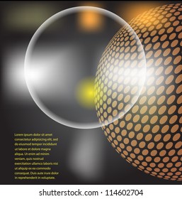 Globe design vector