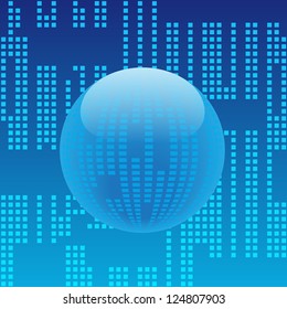 Globe design vector